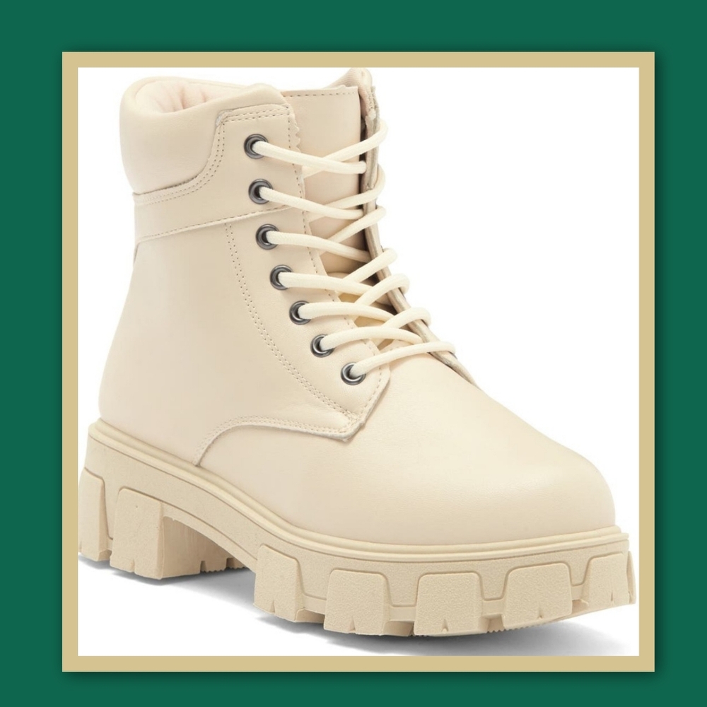 WILD DIVA LOUNGE PRESH COMBAT BOOTS